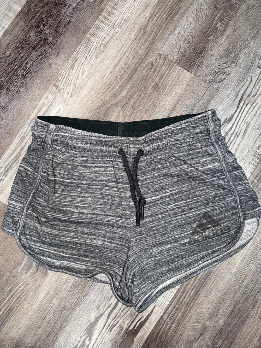 adidas Women's Gray Heather Performance Shorts